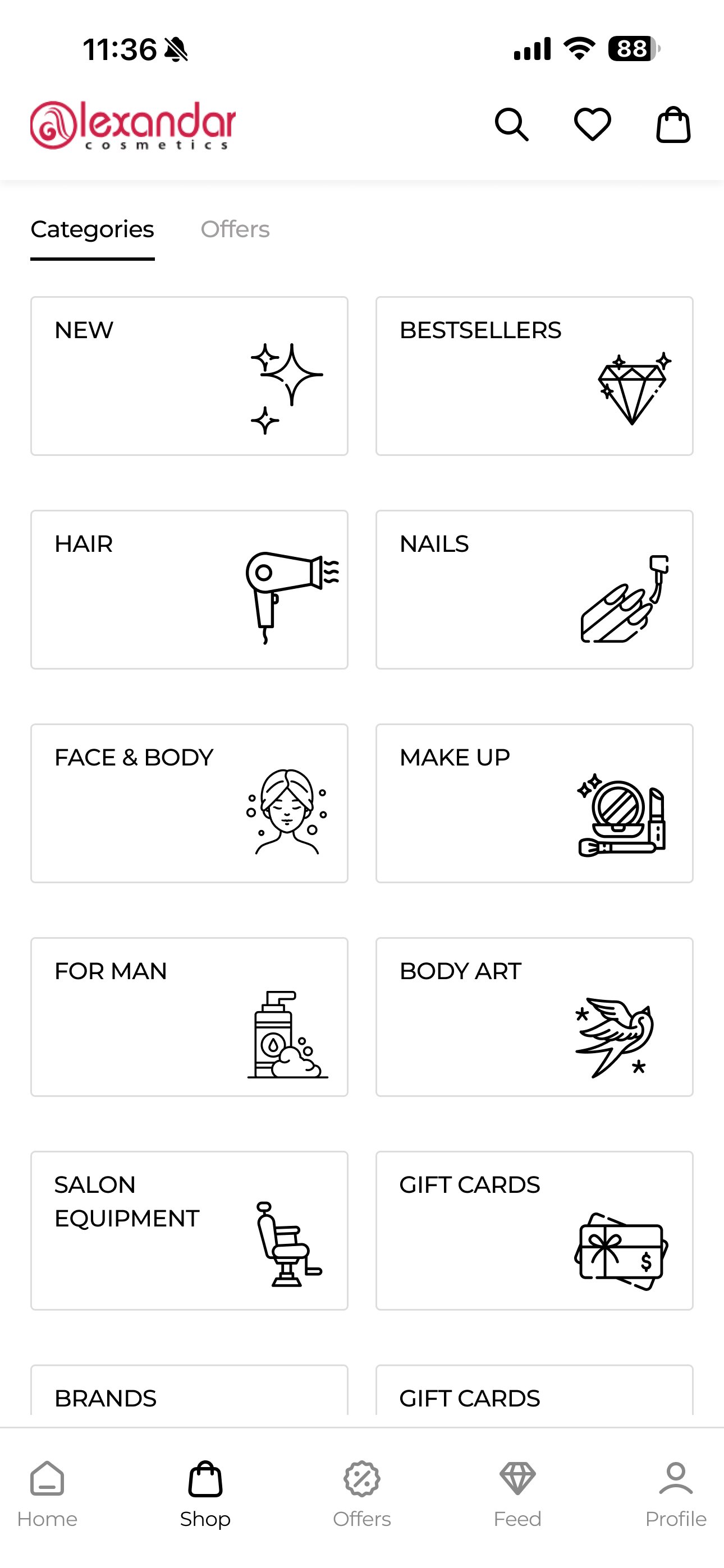 Alexandar Categories
