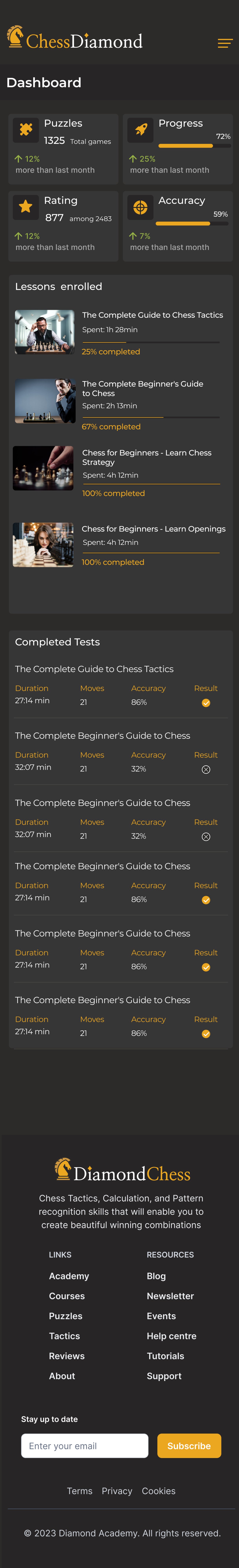 Chess Mobile Checkout