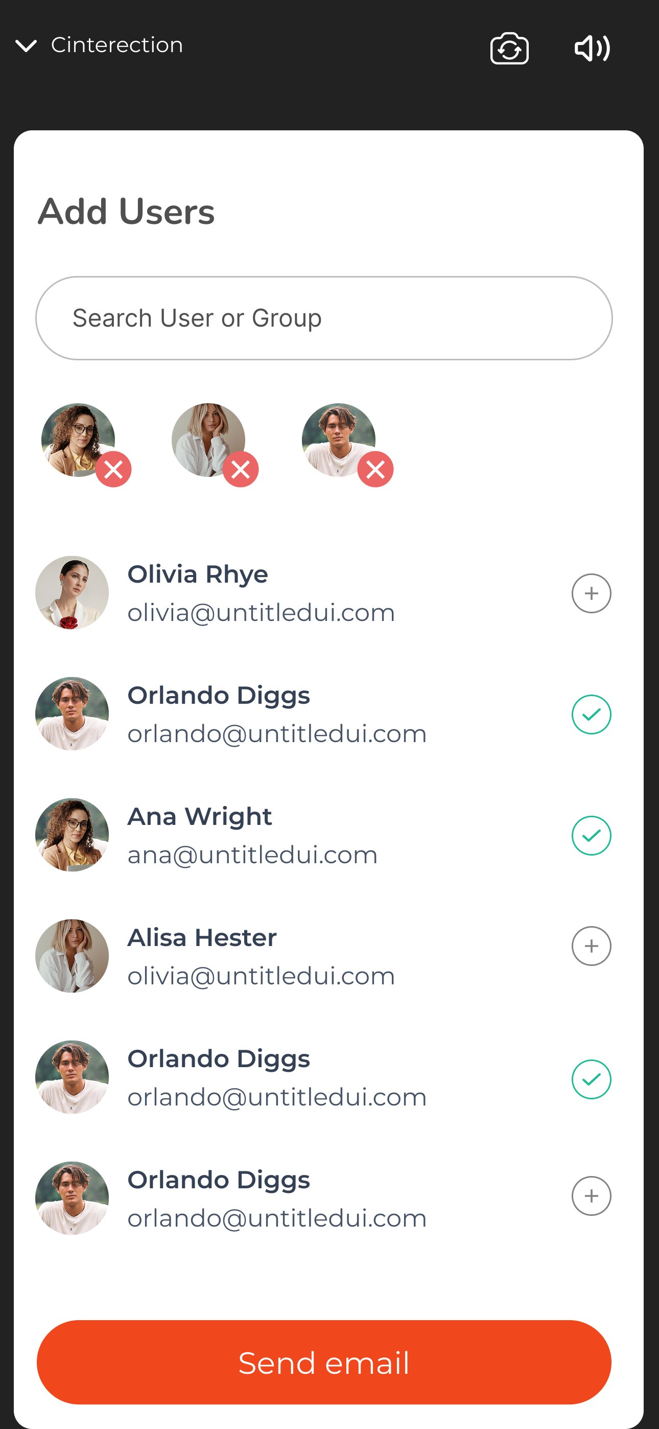 Cinteraction Add Users