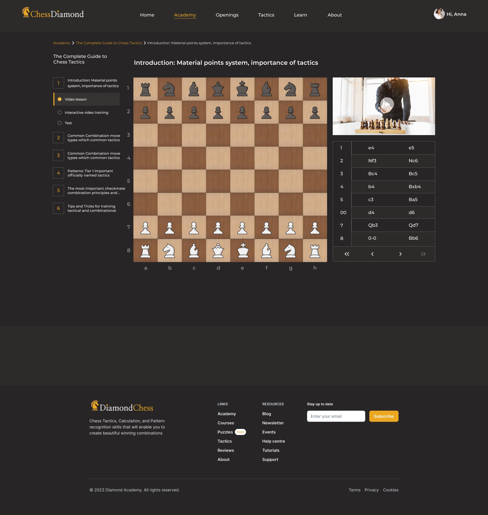 DiamondChess Lesson